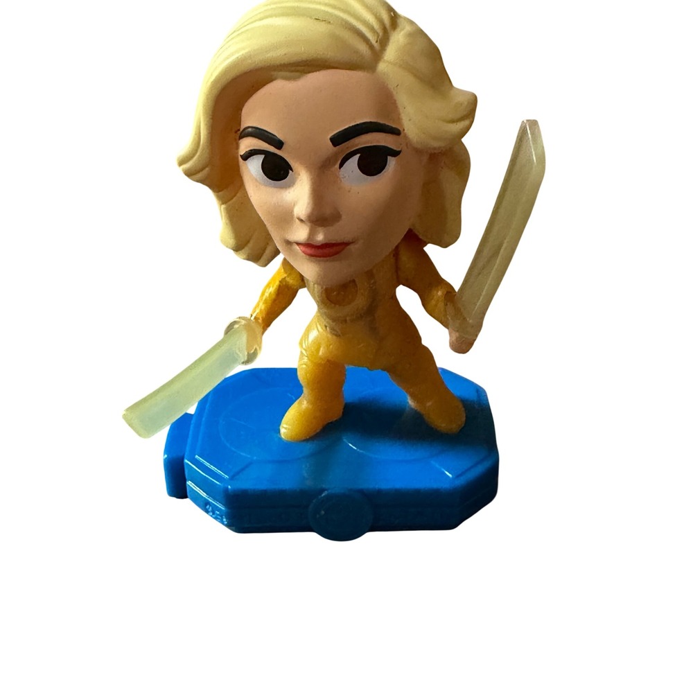 Marvel Captain Marvel McDonald's Happy Meal Toy 2020 Figure Blue Base MCU